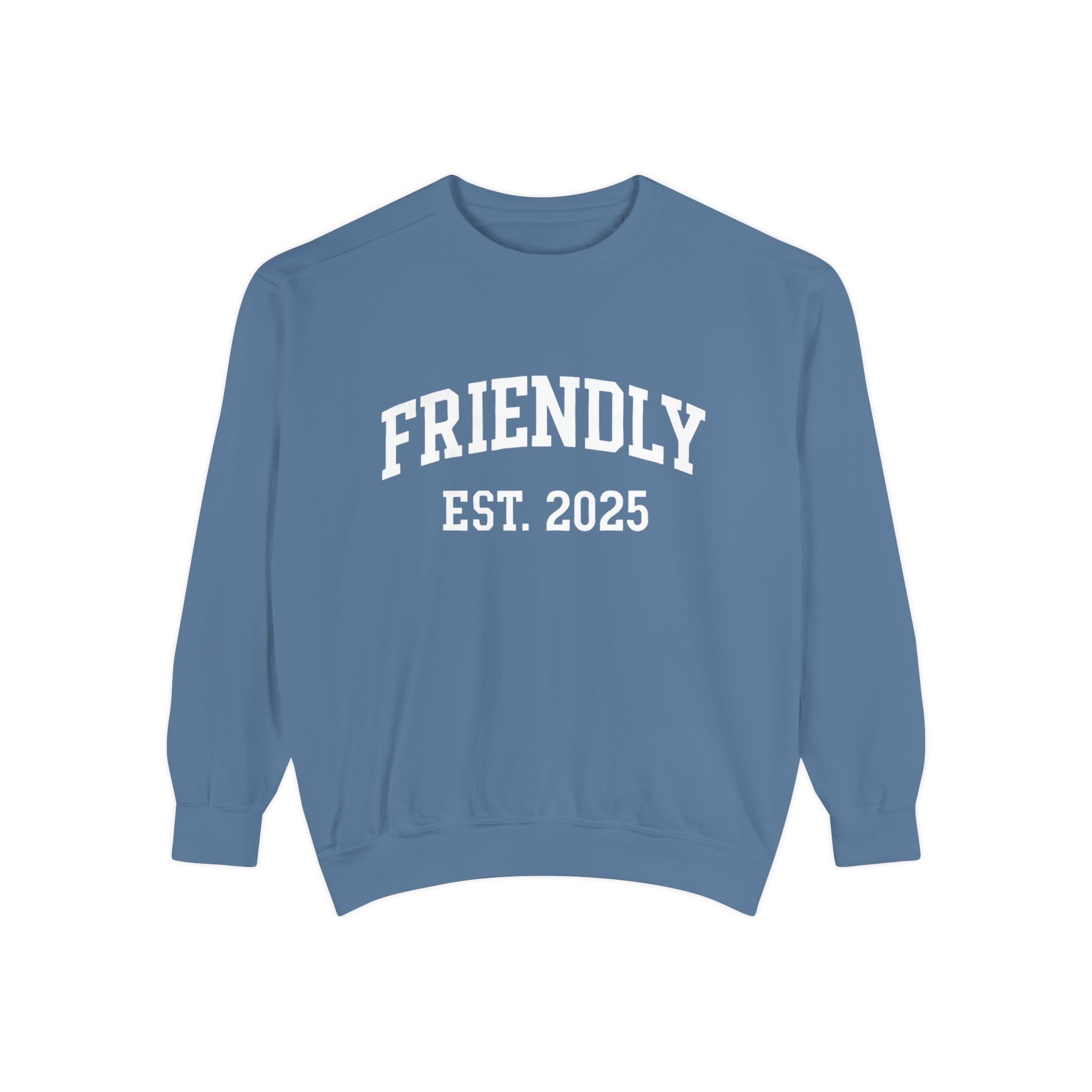 University Style Friendly Crewneck