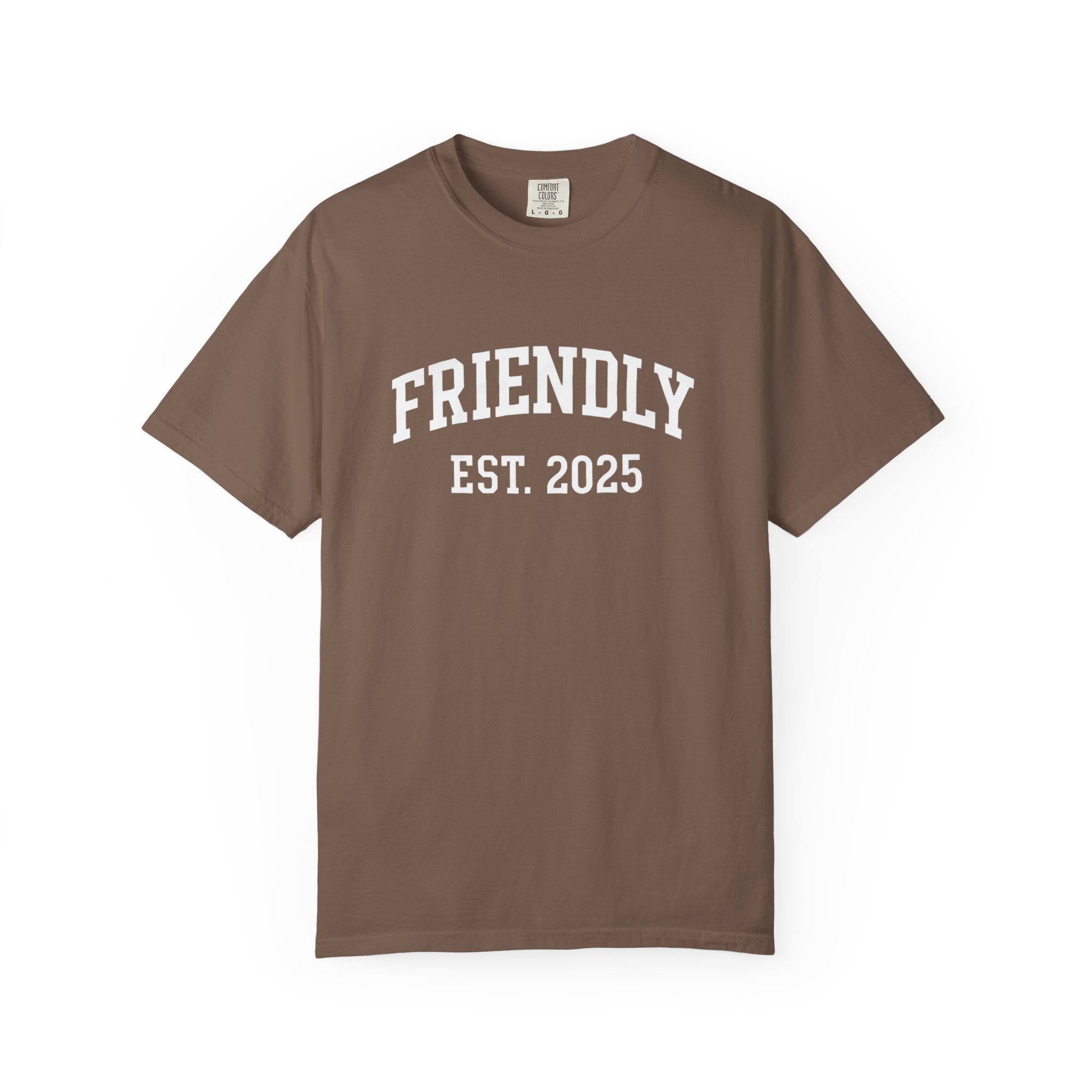 University Style Friendly T-Shirt