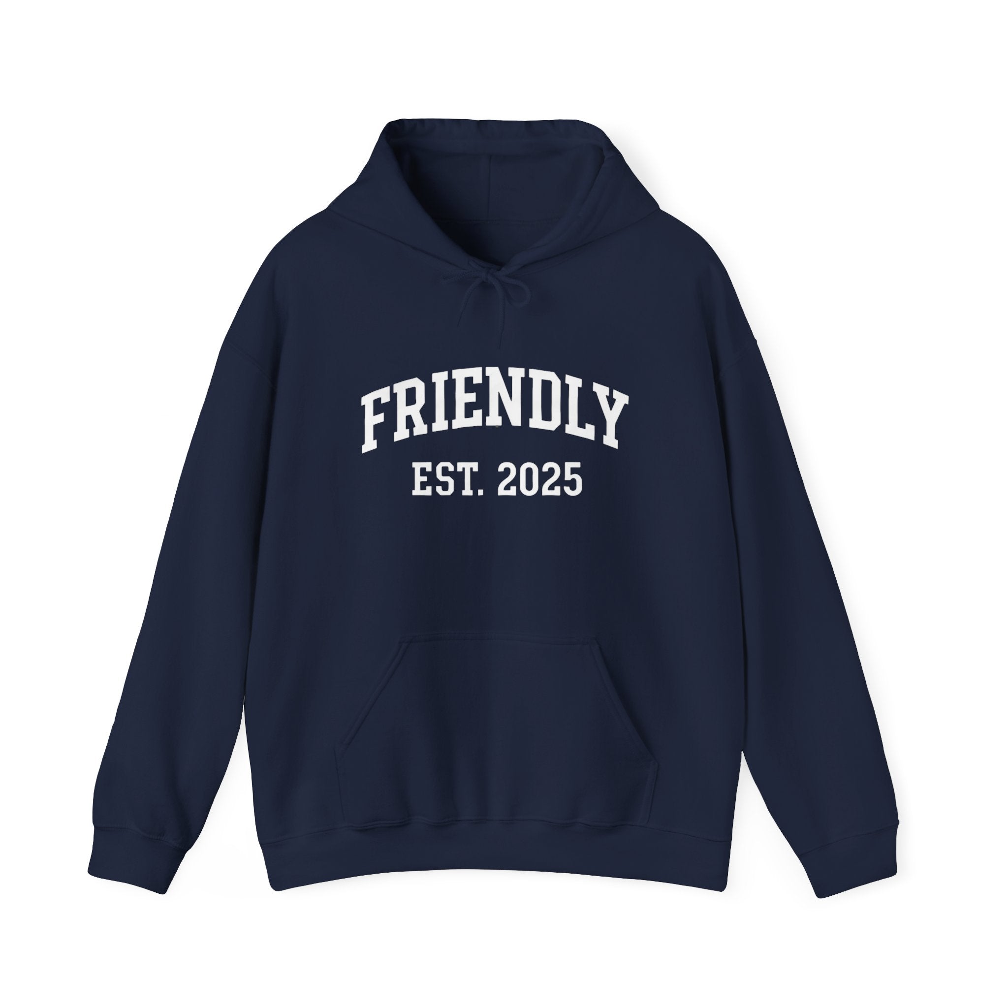 Friendly University Logo Hoodie