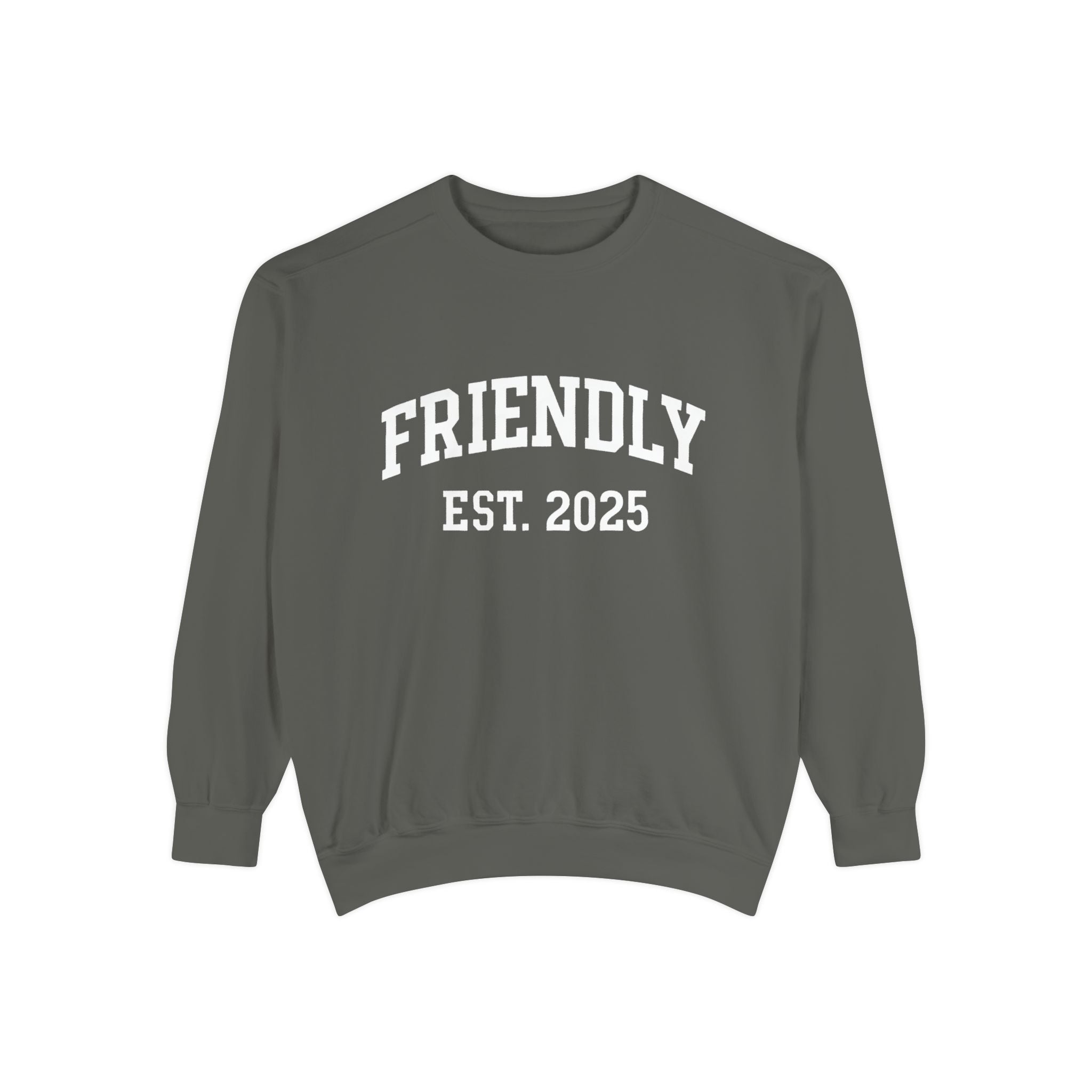University Style Friendly Crewneck