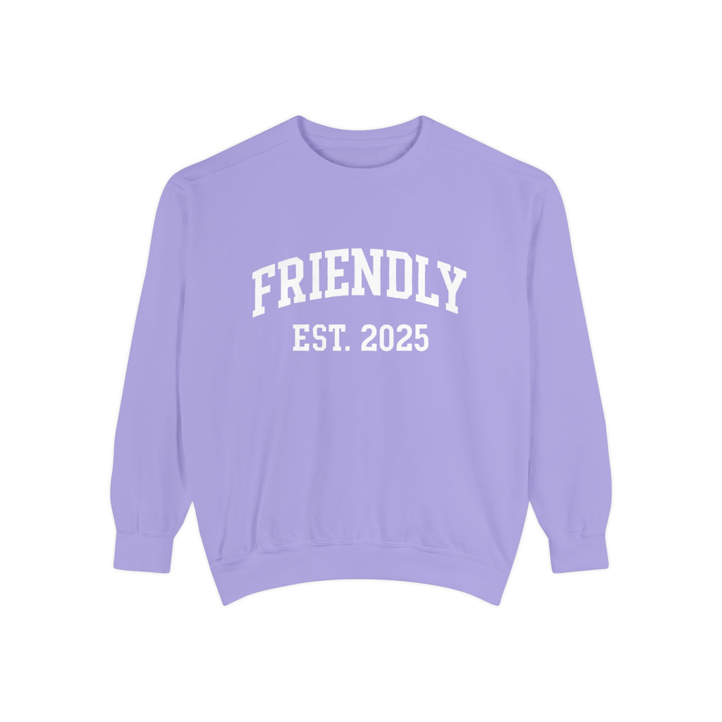 University Style Friendly Crewneck