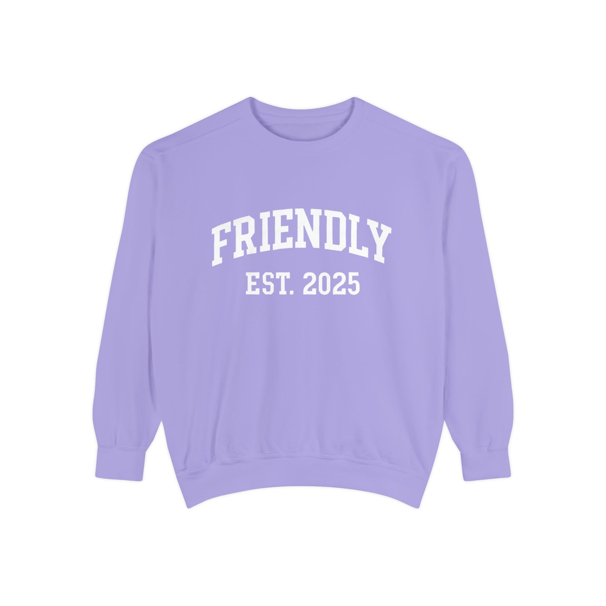 University Style Friendly Crewneck