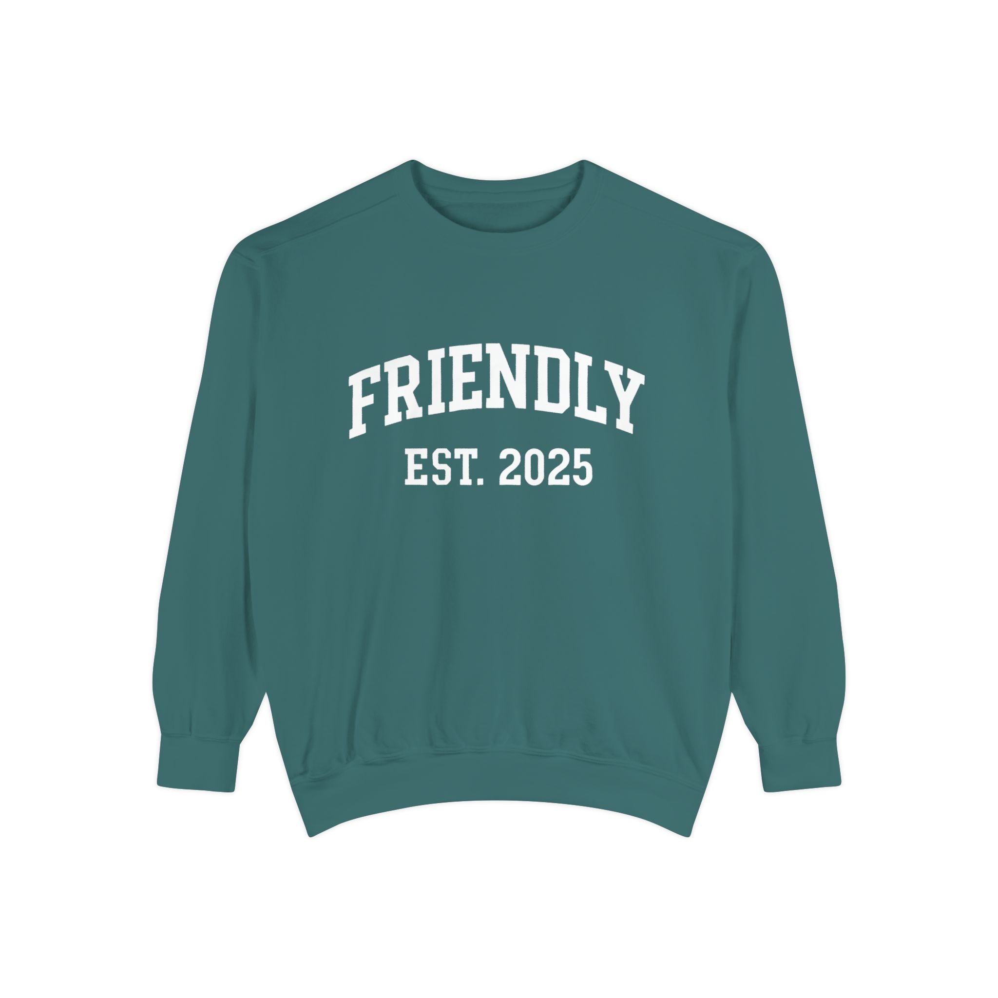 University Style Friendly Crewneck