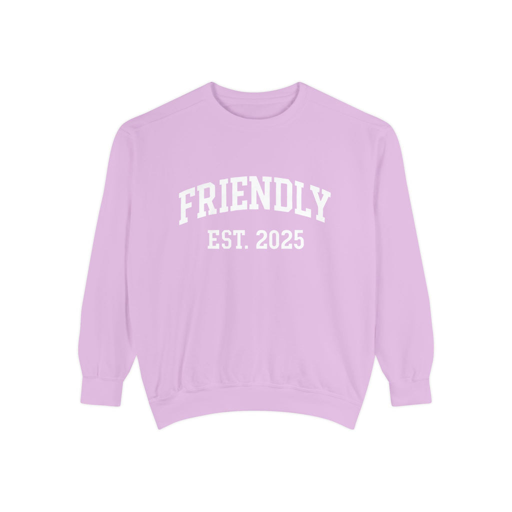 University Style Friendly Crewneck