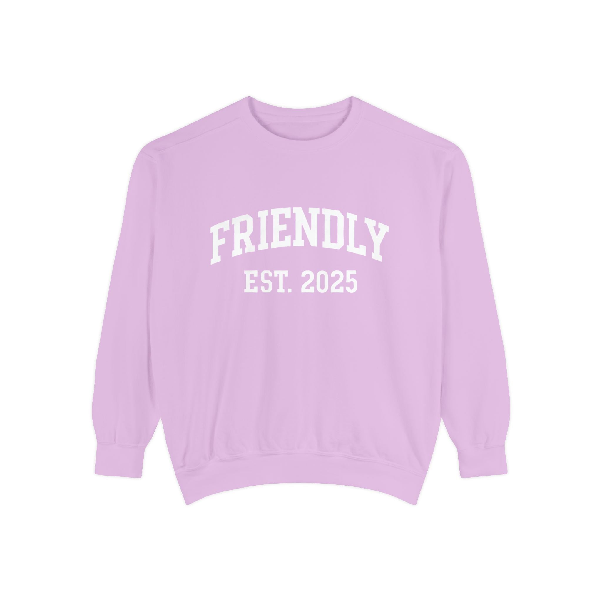 University Style Friendly Crewneck