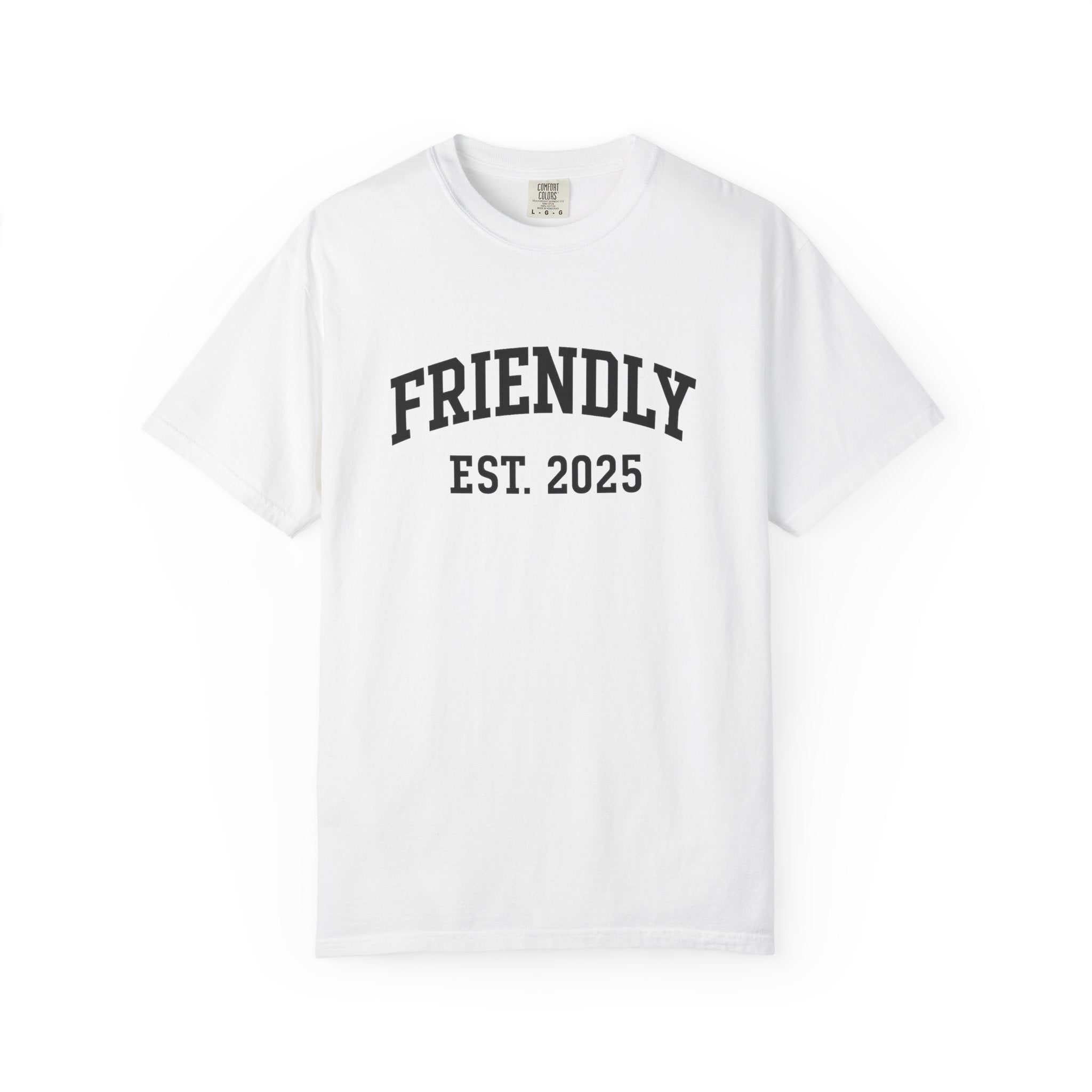 University Style Friendly T-Shirt