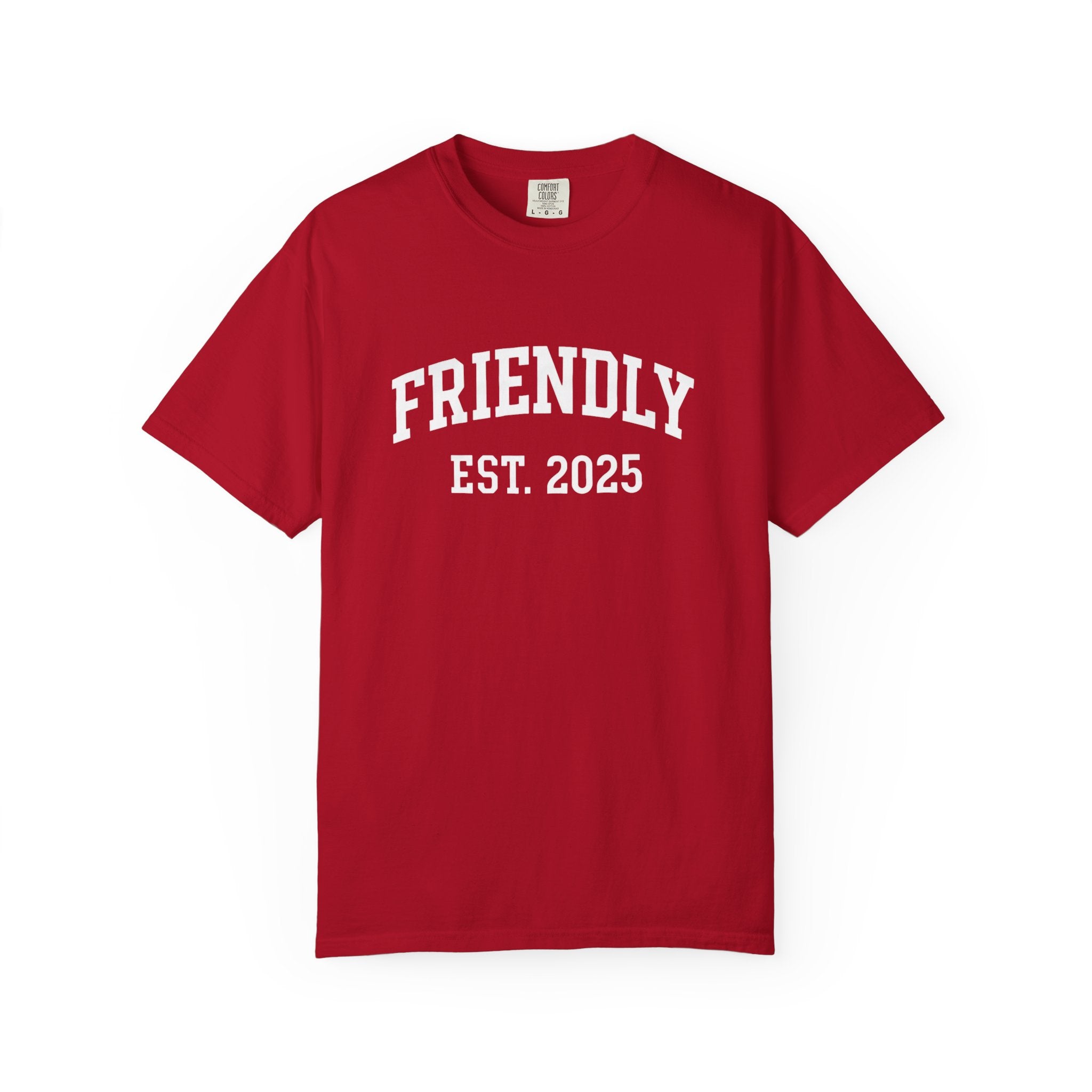 University Style Friendly T-Shirt