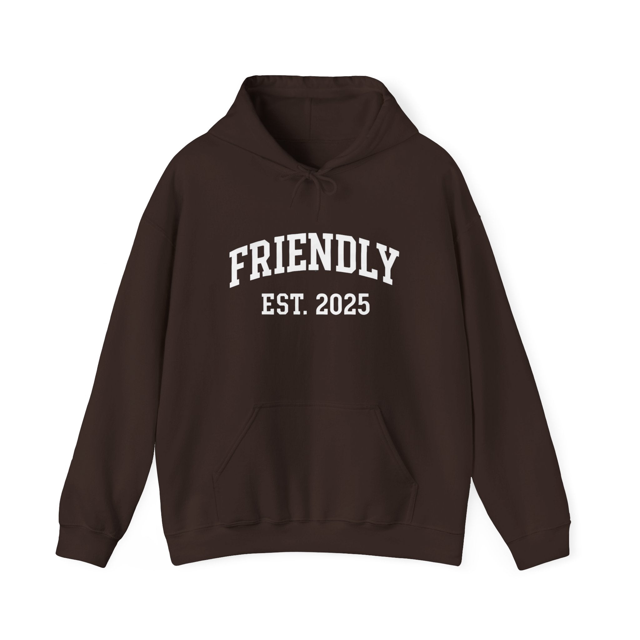 Friendly University Logo Hoodie