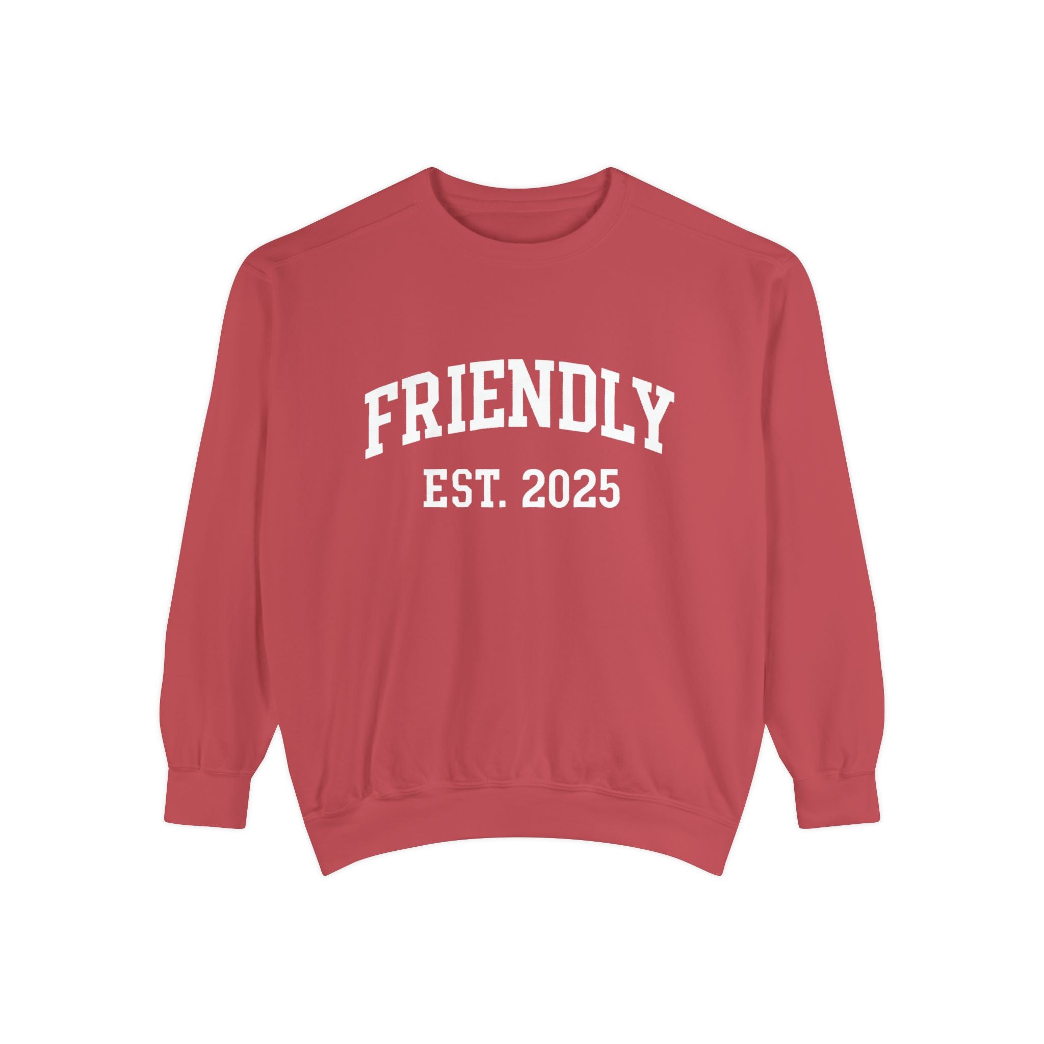University Style Friendly Crewneck